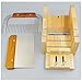 Peicees Adjustable Wood Soap Mold Loaf Cutter Mold with 2pcs Wavy & Straight Planer Cutting Tool Set