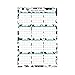 Blue Sky 2020 Laminated Erasable Wall Calendar, Regular and Academic Year, Double Sided, 36