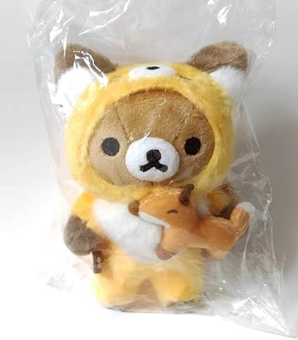 Amazon リラックマストア 札幌店限定 スーベニア ぶらさげぬいぐるみキタキツネ リラックマ ぬいぐるみ ホビー