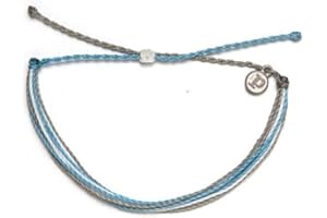Pura Vida Jewelry Bracelets Muted Bracelet - 100% Waterproof and Handmade w/Coated Charm, Adjustable Band