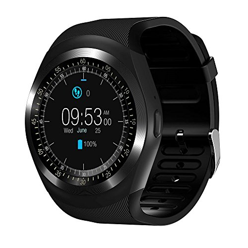 Keoker GW08 Bluetooth Sport Smart Watch Support Pedometer Sleep Tracker for Android Smart Phones (Black)