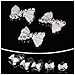 ECBASKET 3d Alloy bowkont Nail Art Diy Nail Decoration 10pcs
