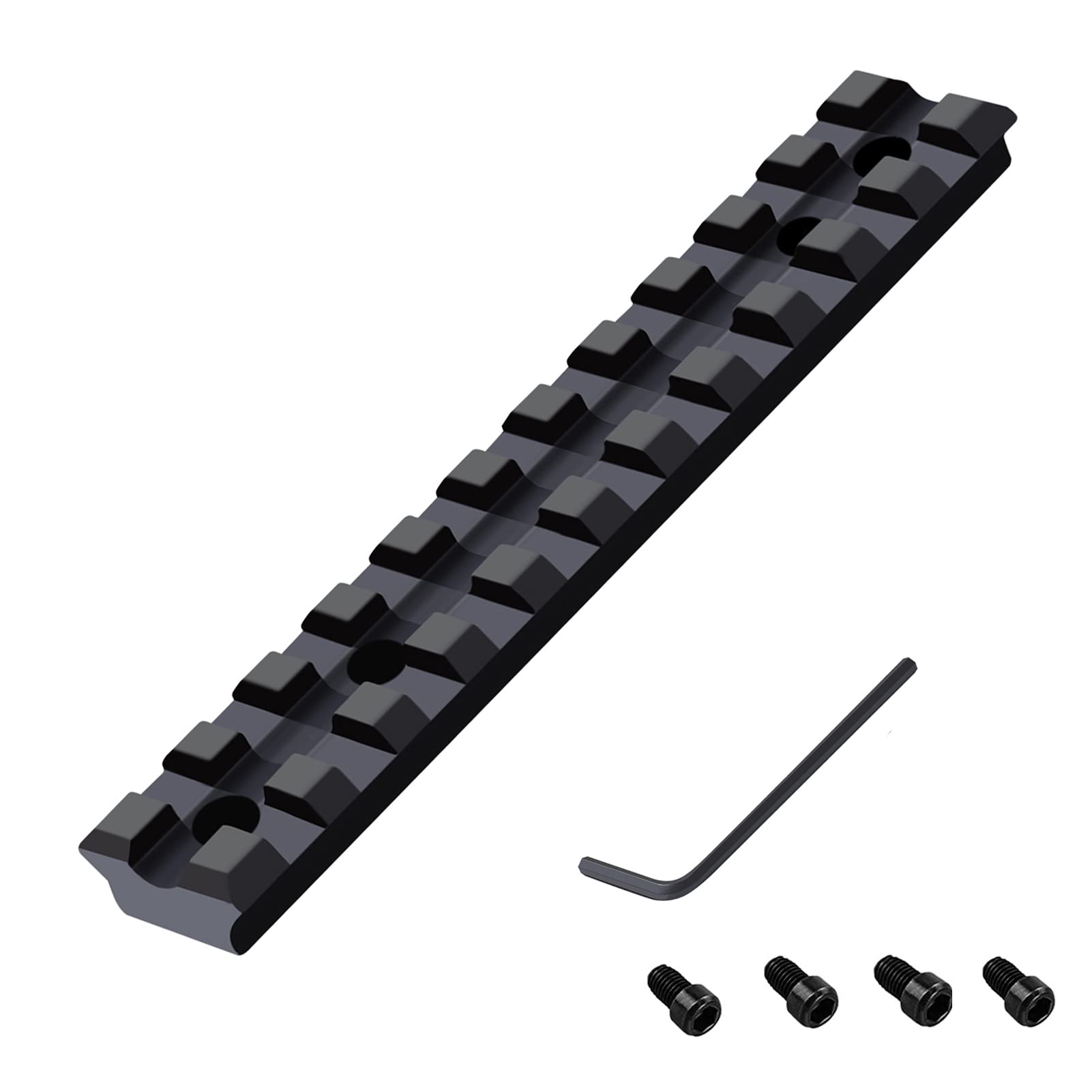 Photo 1 of Bengor Picatinny Rail Mount for 10/22 with 11 Slots for Red DotsMounting, Scopes, Magnifiers