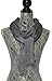 ShineGlitz Shawls and Wraps for Evening Dresses, Metallic Glitter Shawls for Women, Sparkling Wedding Shiny Dark Silver Shawl Gift