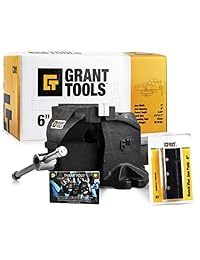 Grant Tools Vise   Banco profesional (4" y 6" disponible) 2 patas incluidas, con cada chispa se vende 1 luz solar se dona a un niño en el exterior que lo necesita a través de Extend The Day