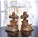 Gifts & Decor Fleur-DE-LIS BOOKENDS, Brown