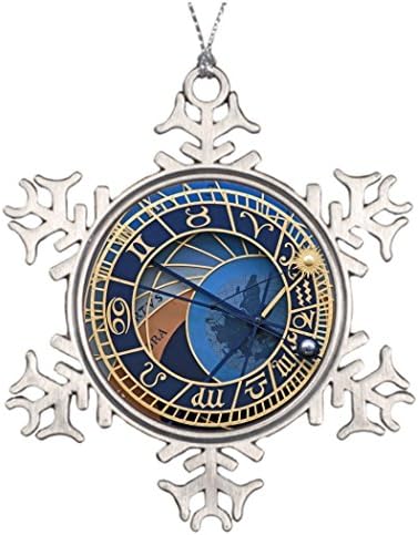 Tree Branch Decoration PRAGUE Family Christmas Snowflake Ornaments Czech Republic