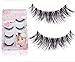 Buytra 10 Pairs Long Thick Cross Fake Eye Lash False Eyelashes Extension Makeup