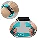 moreFit Fitness Tracker, Slim Touch Screen Activity Health Tracker Wearable Pedometer Smart Wristband, Black/Teal