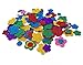 Hyamass 6 Packs (Approx 150pcs) Glitter Stickers for Kids Crafts - Colorful Self-Adhesive Flower Foam Stickers, Arts & Crafts Supplies for Greeting Cards, Home Decor with Assorted Sizes (Flower)