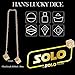 Qunan Han's Dice Lucky Charm Golden Dice Pendant for Han Solo and Qira ¡
