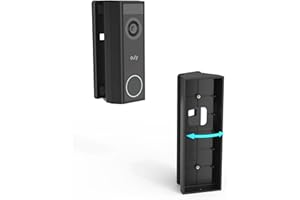 VOMENC Adjustable 0 to 45 Degree Left and Right Angle Mount Compatible with eufy Security Video Doorbell Camera C31 - Adjusta