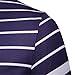 NUWFOR Men‘s Fashion Short Sleeve Stripe Painting Large Size Casual Top Blouse Shirtsthumb 2