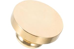 INOOMP Blank Mini Wax Seal Stamp Head 24mm Brass Round Sealing Wax Head for Envelope Invitation Letter