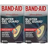 Band-Aid Brand Adhesive Bandages, Advanced Healing Blister Cushions, Multi-Day Protection, 6-Count Boxes (Pack of 2)