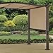 Steel Pergola Gazebo 12' x 10' Outdoor Patio Shelter