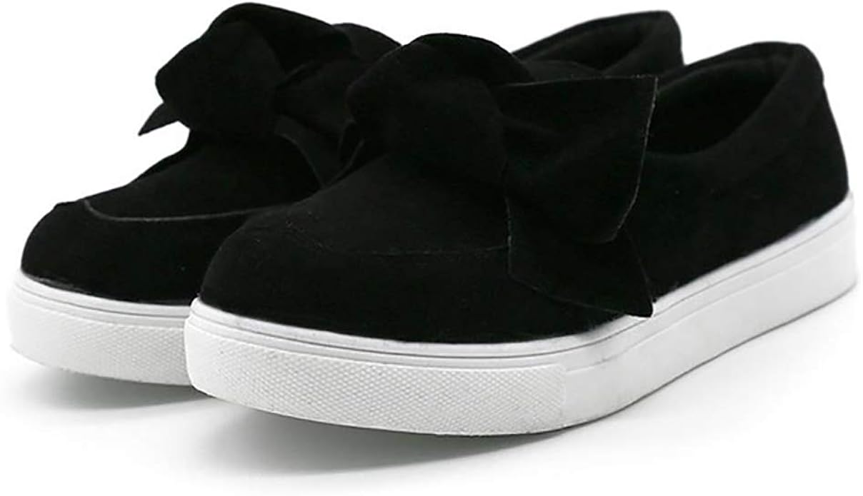black flat slip on shoes