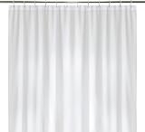 LiBa White PEVA Shower Curtain 8G Waterproof Anti Mould 183 x 213cm view 1