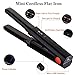 Deogra Cordless Mini Flat Iron USB Rechargeable Hair Straightener Ceramic Tourmaline Straightening Iron with 3D Floating Plates Portable for Travel Incl Heat-resistant Storage Pouch Black