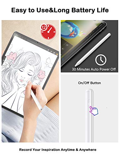 Stylus Pens for Touch Screens Magnetic Design Universal Tablet Stylus High Sensitivity for Drawing and Handwriting (for iOS/Android Tablets and Cellphones ) - Thumbnail 4