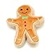 Midlee Christmas Sugar Cookie Plush Dog Toy (Gingerbread Man, Large)