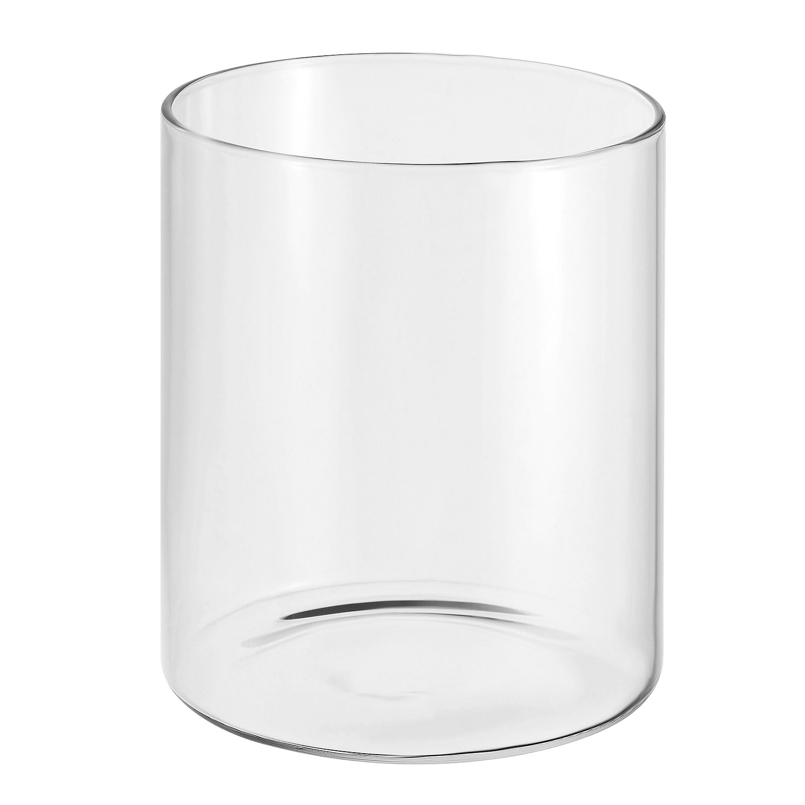 Photo 1 of PATIKIL Clear Glass Cylinder Vase, 4.7" Tall and 3.9" Dia Tabletop Flowers Vase Floating Candle Holder Vase for Home Decor Wedding Centerpieces(27oz)