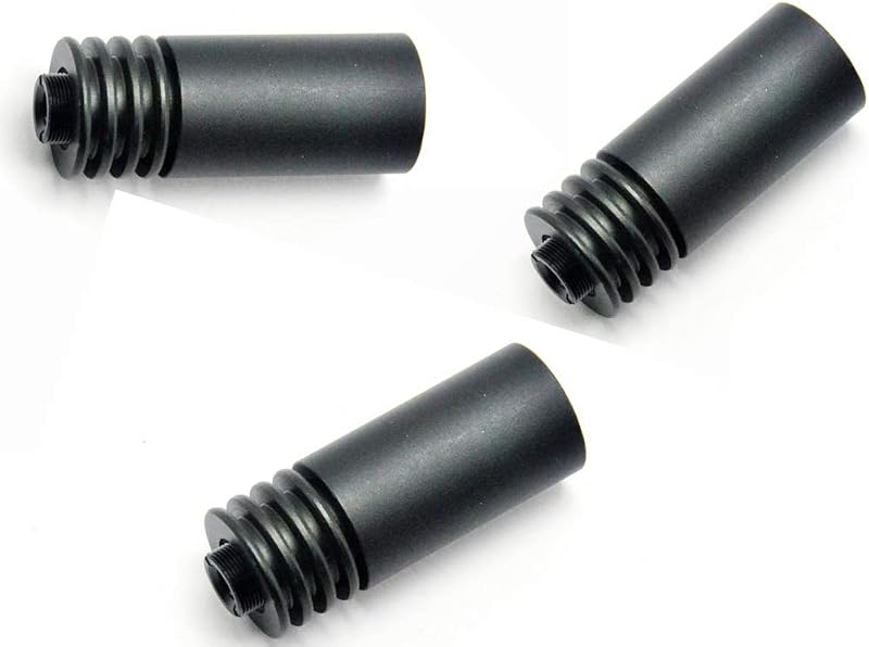 Jolooyo 3pcs Metal Laser Module Housing 18x45mm for 5.6mm TO-18 Diode w/Lens