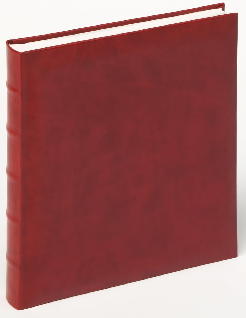 walther design Photo Album wine Red 29 x 32 cm Imitation Leather with Raised Frets, Classic FA-372-R