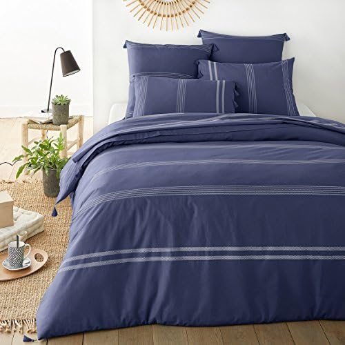 La Redoute Interieurs Riad Duvet Cover Blue Size Superking (260 X 240Cm)