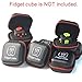 2PC Fidget Cube Case / Soft Protective Cover / Compact Storage Box (Light Weight, Anti-scratch and Fit Perfectly)