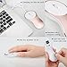 2.4GHz Mini Wireless Mouse Silent Click Compact Soundless Optical Mice with Nano USB Receiver for Laptop PC and Mac (Rose Gold)