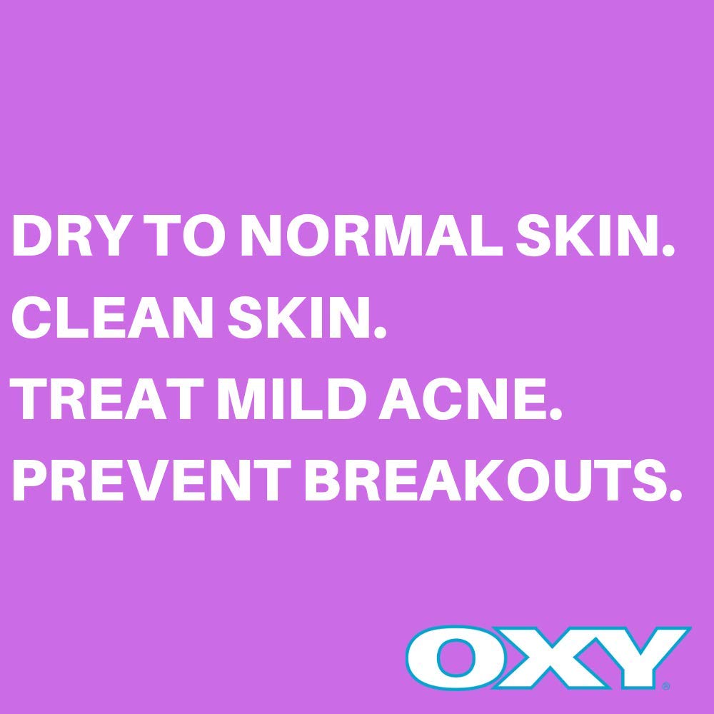 oxy triple action daily facial cleanser