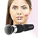 Michael Todd Beauty Sonicblend Makeup Brush – Rechargeable – For Liquid, Cream, and Powder Based Make Up – For All Skin Types Black (O)