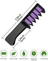 LAWOHO Hair Chalk Comb 6 Colors Temporary Dye for Adults Kids Halloween view 3