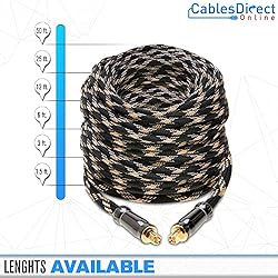 Cables Direct Online 25FT Toslink Digital Optical