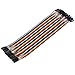 Pixnor 3pcs 20cm 40 Pin Male to Male,Male to Female,Female to Female Breadboard Jumper Wires Ribbon Cable