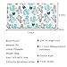 KUKOO Women’s Printed Zip Around Wallet Phone Clutch Purse Card Holder Organizer Cactus