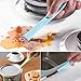 2 X Silicone Stove Gap Cover | Counter Top Stove Fills Gap Between Countertop and Stove | Seals Spills Between Stovetops, Washing Machines, Tables and More - Clear High Transparency
