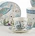 Delton Products Peacock Porcelain Tea Cup and Saucer in Gift Box