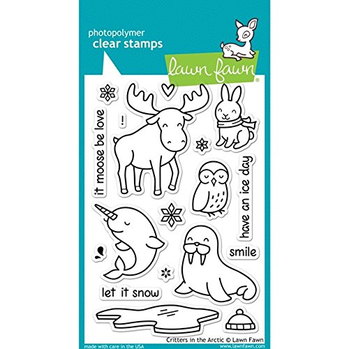 Lawn Fawn Clear Stamp Critters In The Arctic