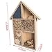 PINVNBY Wooden Insect Hotel Bee House habitat for ladybugs(Ladybirds), lacewings, butterfly, mason