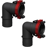 FatSac W746 2 Pack - Flow-Rite 1" Barbed to 1-1/8" Elbow Quick Connect