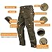 FREE SOLDIER Outdoor Men Teflon Scratch-Resistant Pants Four Seasons Hiking Climbing Tactical Trousers(Black 39W / X-Large)