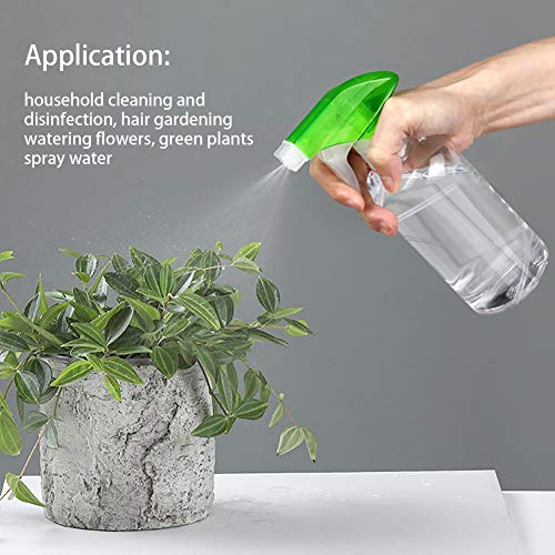 Sizet-Spray-Bottles-for-Cleaning-Solutions-16-oz-Empty-Clear-Alcohol-Resistant-Refillable-Container-with-Adjustable-Sprayer