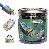 Gaobige 100-Pack Cat6 Cat6A RJ45 Pass Through