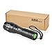 LED Flashlight, AMASKY XLM-T6 Zoomable Water Resistant Bright LED Flashlight with 1600LM Torch Adjustable for OutdoorBottom Click (1pcs)