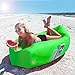 HlpiAMok TOMENGBEIAABBCC Dijkoo Toneeta Inflatable Lounger Air Sofa, Portable Waterproof Inflatable Air Couch Ultra Durable with Side Pocket - for Travel, Hiking, Beach and Yard (Green)