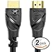 Mediabridge HDMI Cable (25 Feet) - Supports 4K@60Hz - High Speed, Hand-Tested, HDMI 2.0 Ready - UHD, 18Gbps, Audio Return Channel, Ethernet - 2 Pack (Part# 91-02X-25X2 )