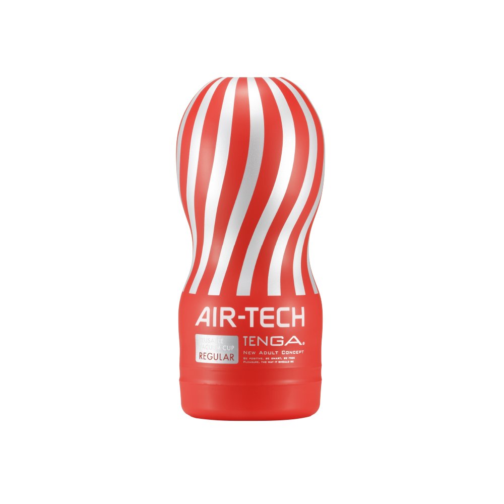 Tenga TENGA Air-Tech regular Masturbator cup - Reusable pocket pussy with internal nubbs and grooves for more intense stimulation - Discrete hourglass cup with cap — image 1