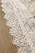 Ling's moment White Floral Lace Table Runner 60 x 120 Inches for Rustic Country Wedding Party, Bridal Shower, Baby Shower, Candlelight Dinners